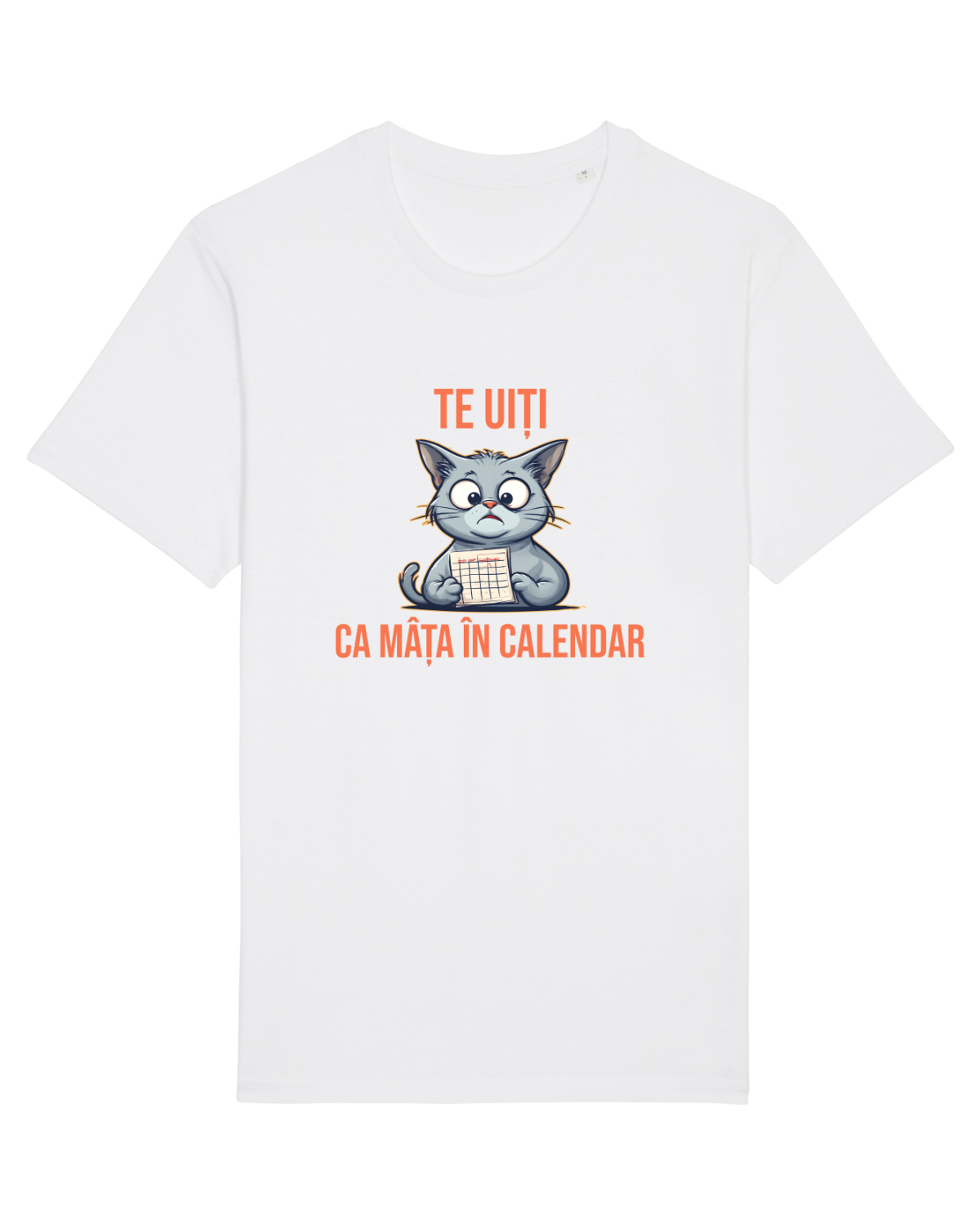 Tricou mânecă scurtă Unisex Rocker White