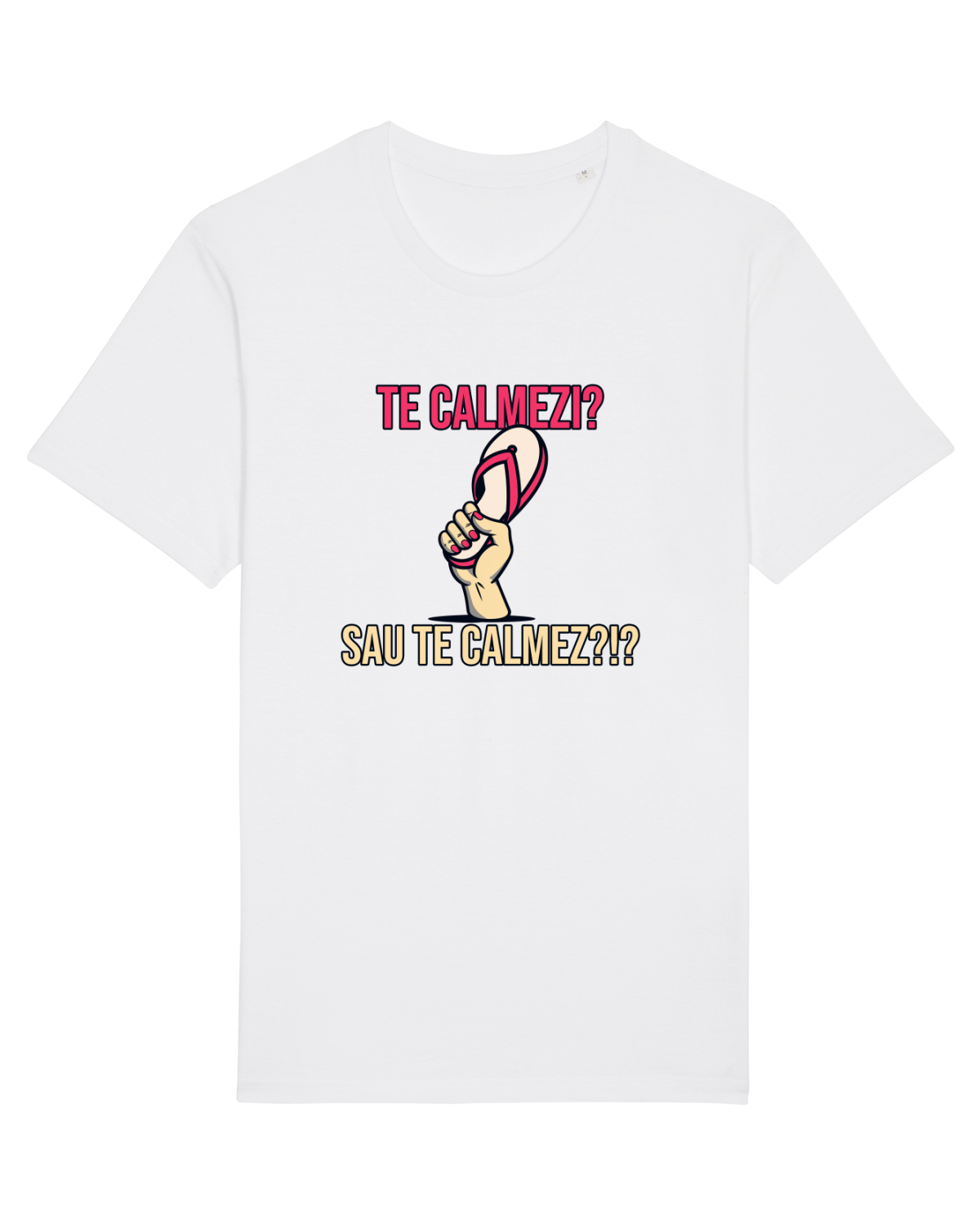 Tricou mânecă scurtă Unisex Rocker White