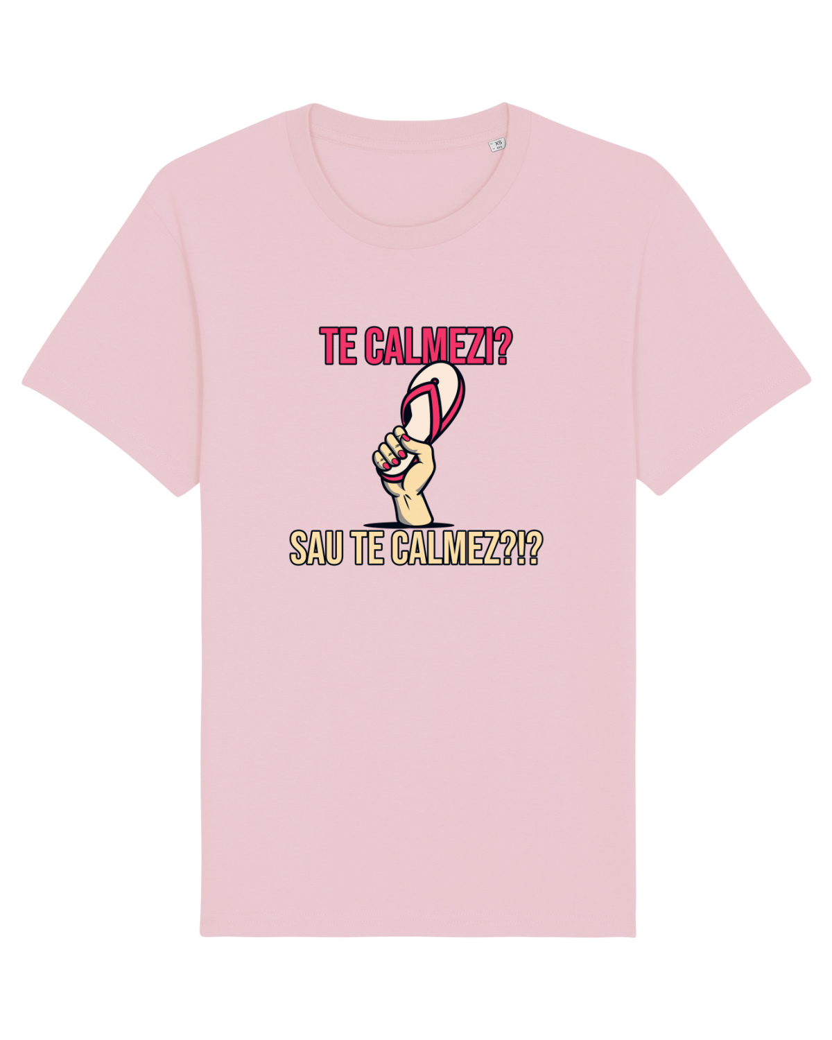 Tricou mânecă scurtă Unisex Rocker Cotton Pink