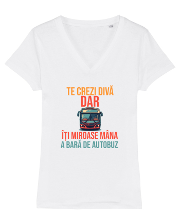 TE CREZI DIVA, DAR ITI MIROASE MANA A BARA DE AUTOBUZ 1 White
