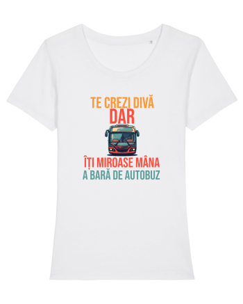 TE CREZI DIVA, DAR ITI MIROASE MANA A BARA DE AUTOBUZ 1 White