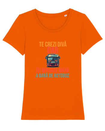 TE CREZI DIVA, DAR ITI MIROASE MANA A BARA DE AUTOBUZ 1 Bright Orange