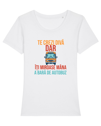 TE CREZI DIVA, DAR ITI MIROASE MANA A BARA DE AUTOBUZ 2 White
