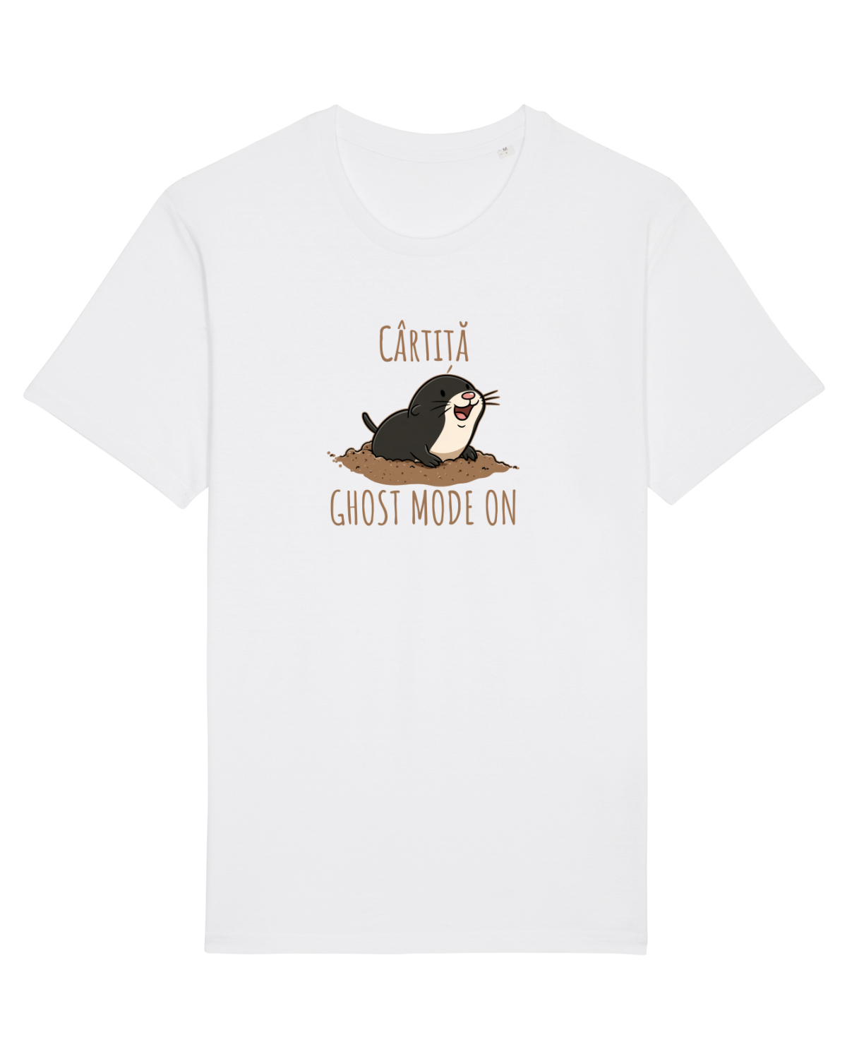 Tricou mânecă scurtă Unisex Rocker White