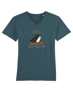 CARTITA -  GHOST MODE ON 2 Tricou mânecă scurtă guler V Bărbat Presenter