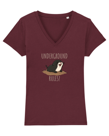 CARTITA - UNDERGROUND RULES! Burgundy
