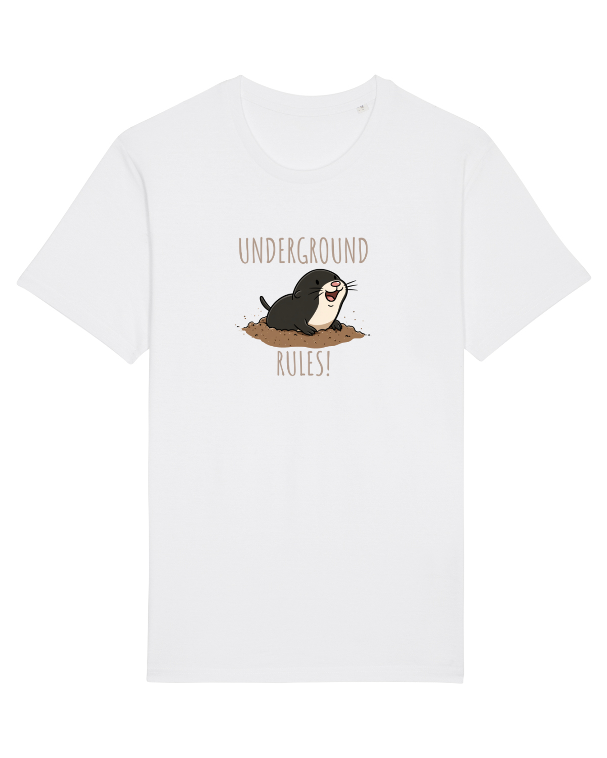 Tricou mânecă scurtă Unisex Rocker White