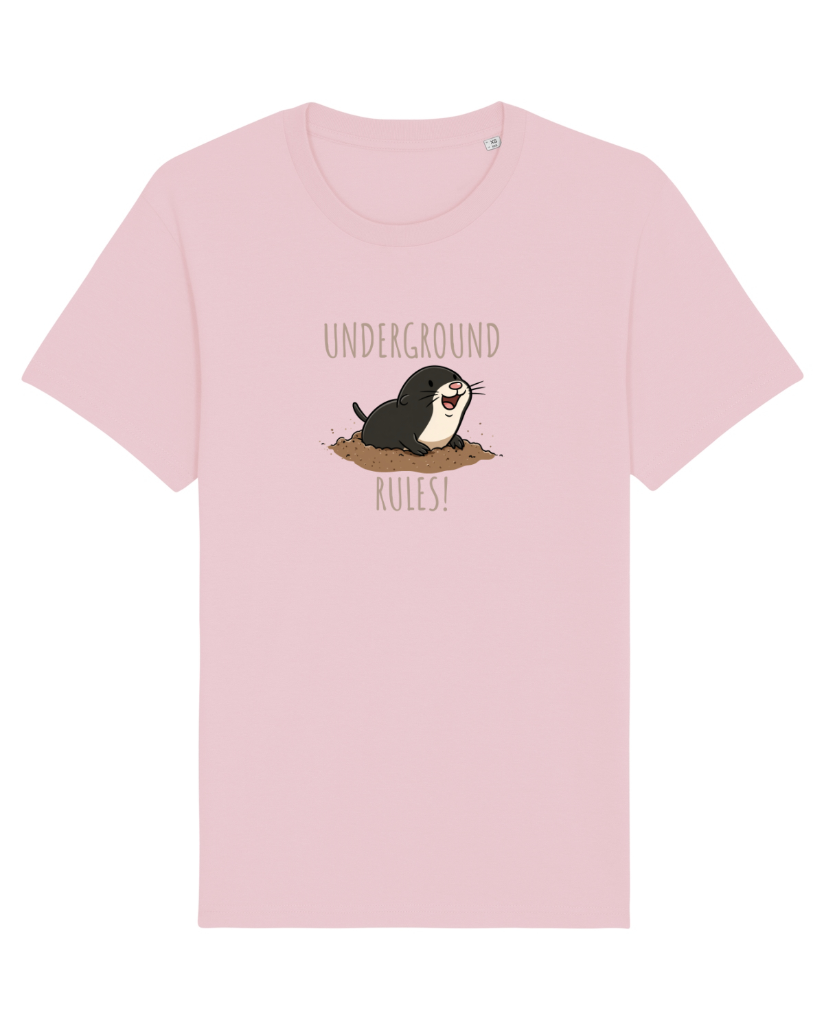 Tricou mânecă scurtă Unisex Rocker Cotton Pink