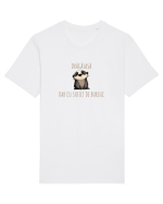 DRAGALASA, DAR CU SUFLET DE BURSUC / VIEZURE - PUSA PE HARȚA Tricou mânecă scurtă Unisex Rocker