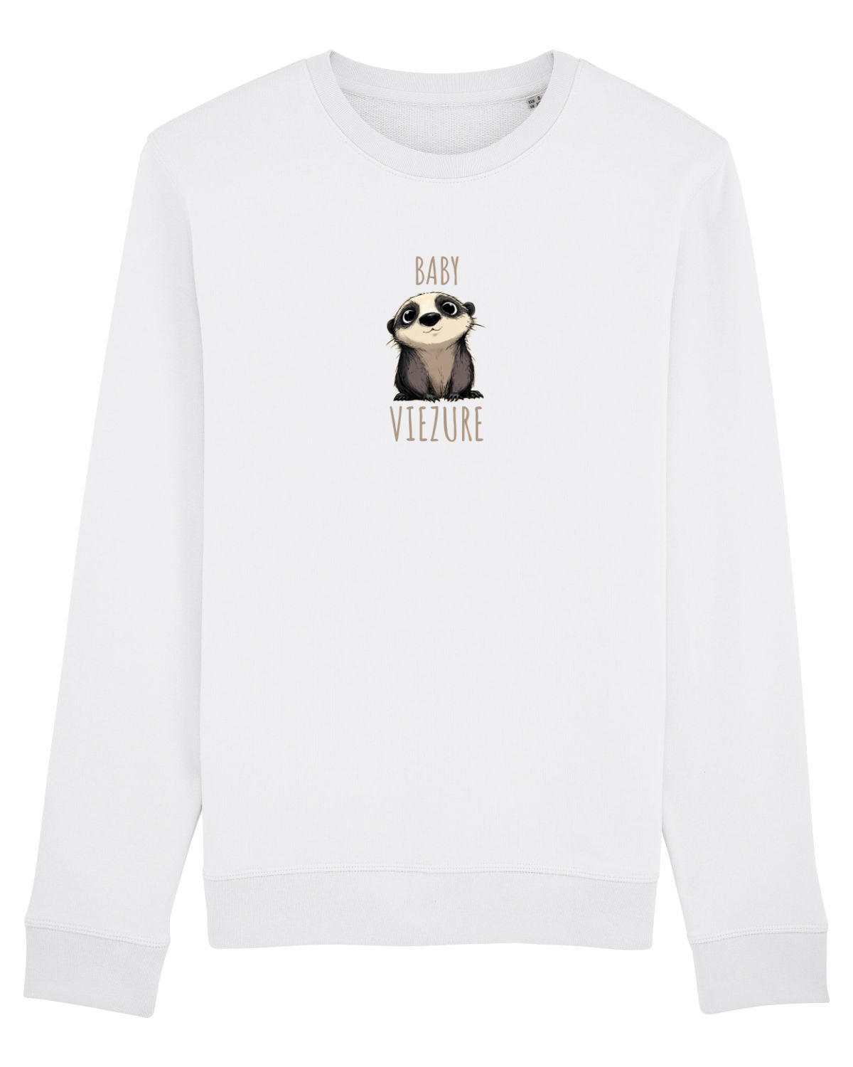 Bluză mânecă lungă Unisex Rise White