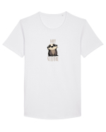 BABY VIEZURE (bursuc) Tricou mânecă scurtă guler larg Bărbat Skater
