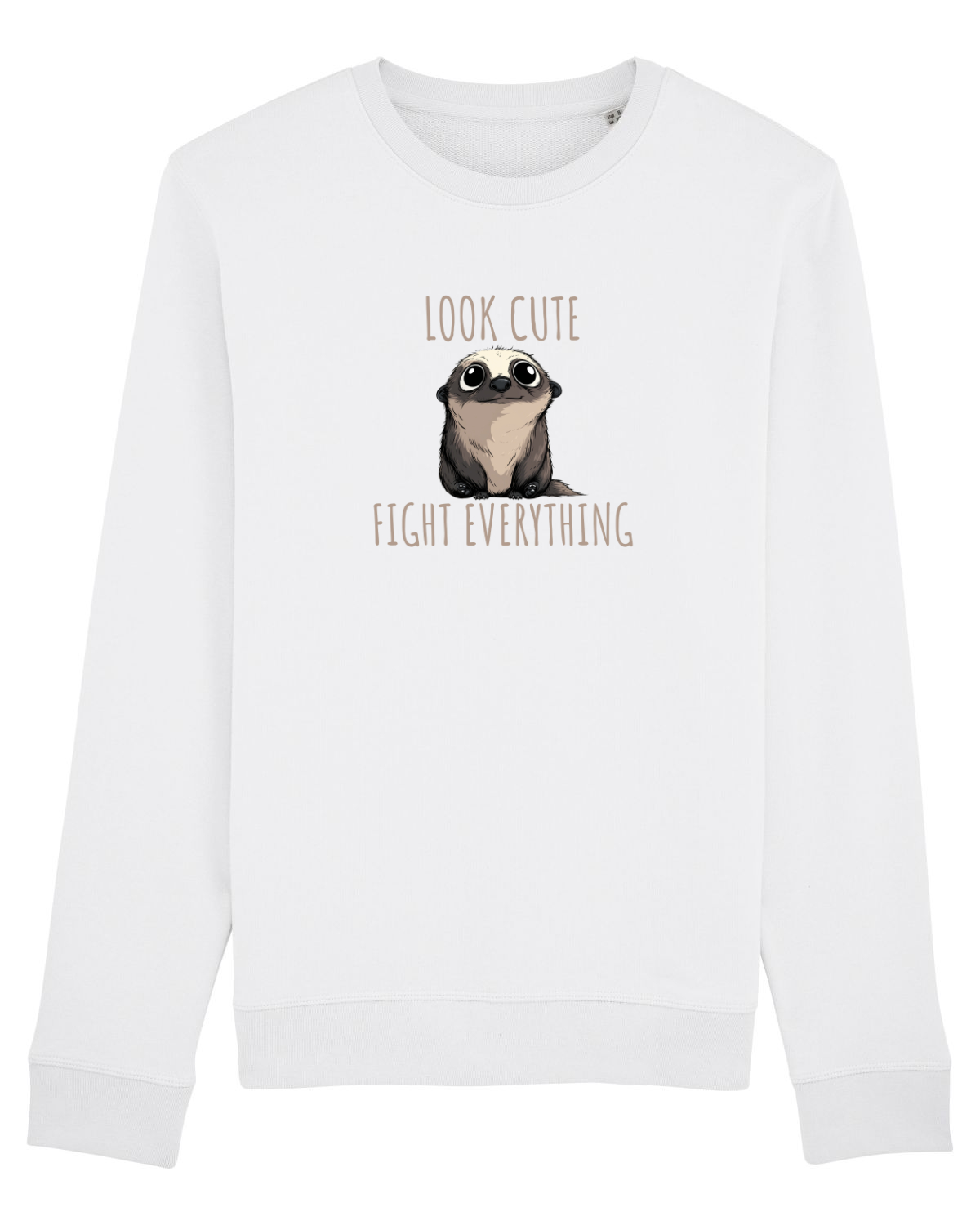 Bluză mânecă lungă Unisex Rise White