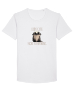 BABY BURSUC  -  LOOK CUTE - FIGHT EVERYTHING Tricou mânecă scurtă guler larg Bărbat Skater