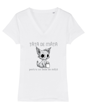 ȚAȚA DE MAȚA PENTRU UN BEBE DE MAȚA White
