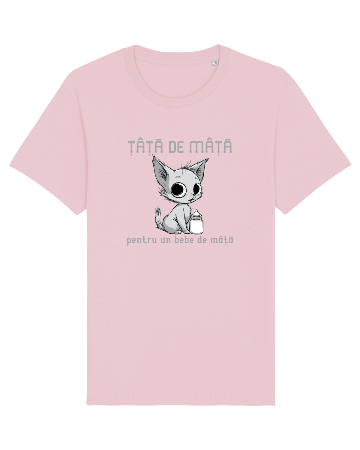 Tricou mânecă scurtă Unisex Rocker Cotton Pink