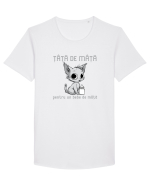 ȚAȚA DE MAȚA PENTRU UN BEBE DE MAȚA Tricou mânecă scurtă guler larg Bărbat Skater