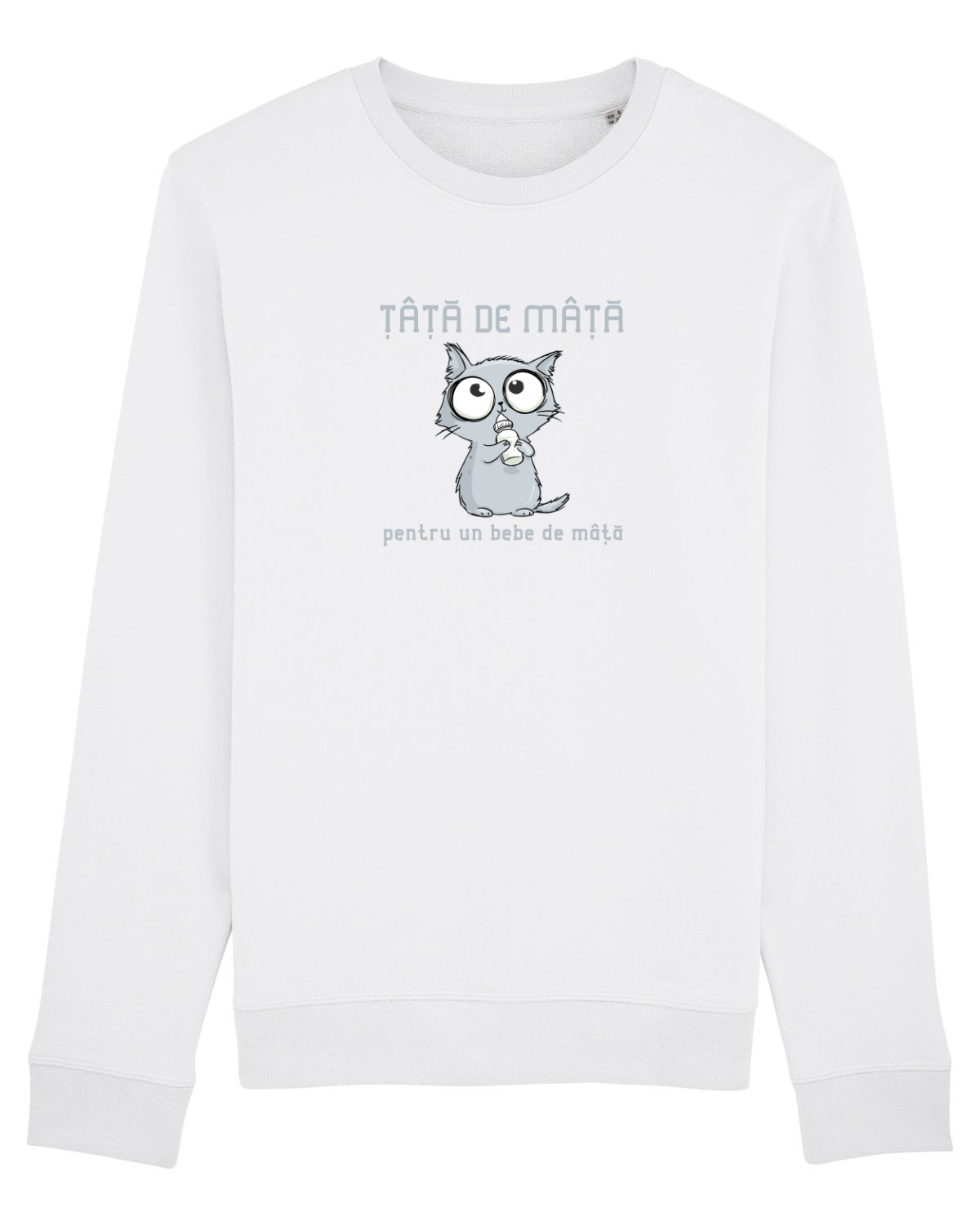 Bluză mânecă lungă Unisex Rise White