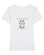 ȚAȚA DE MAȚA PENTRU UN BEBE DE MAȚA 3 Tricou mânecă scurtă guler larg fitted Damă Expresser