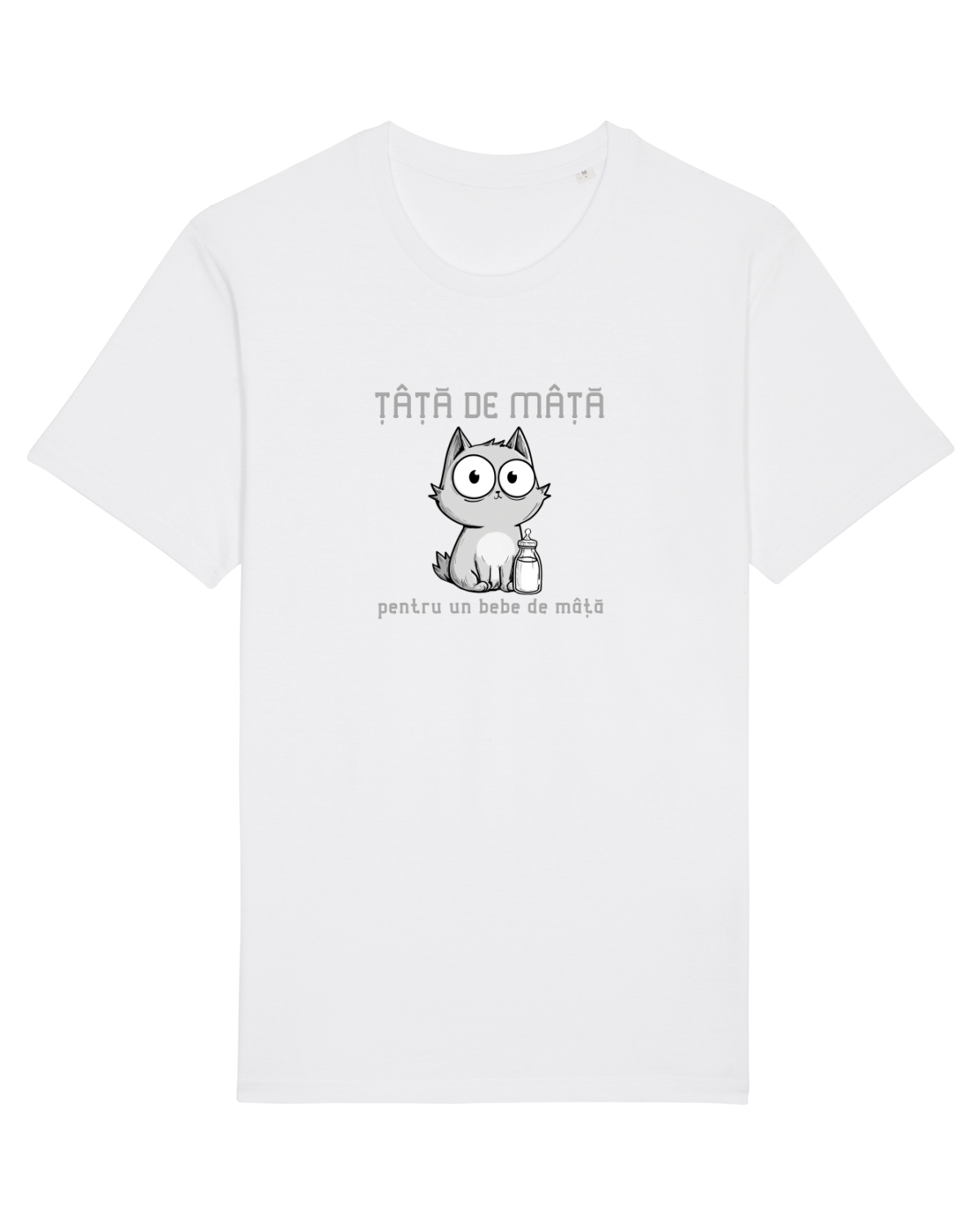 Tricou mânecă scurtă Unisex Rocker White