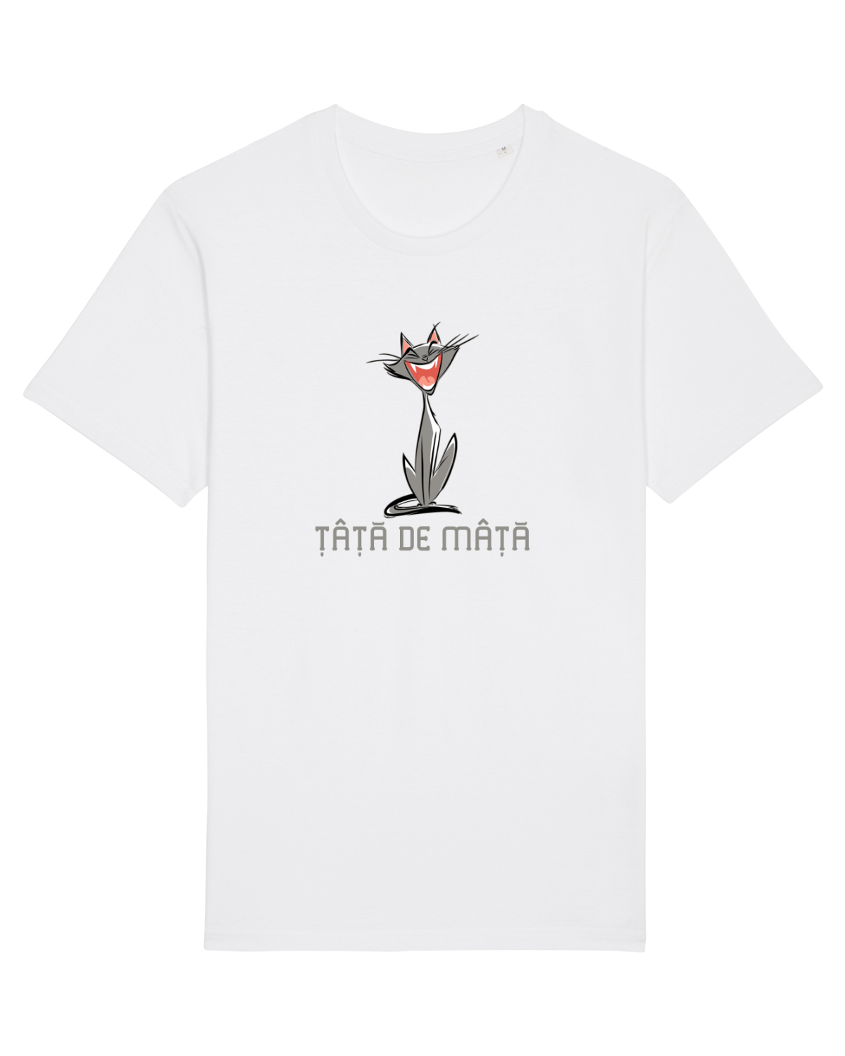 Tricou mânecă scurtă Unisex Rocker White