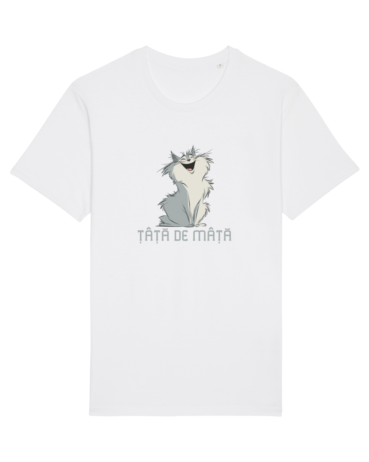 Tricou mânecă scurtă Unisex Rocker White