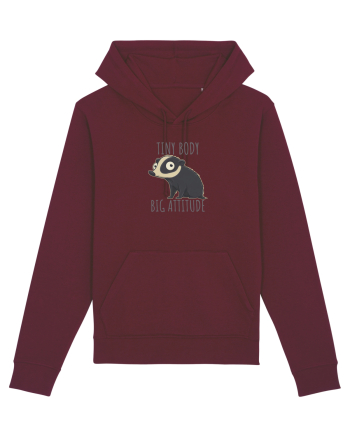 TINY BODY - BIG ATTITUDE - CORP MIC - ATITUDINE DEBORDANTA Burgundy