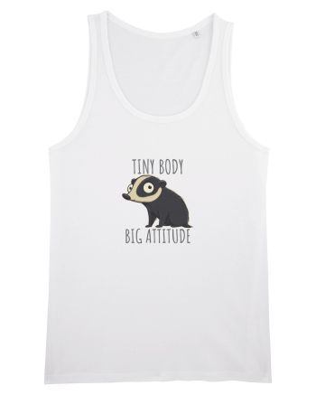 TINY BODY - BIG ATTITUDE - CORP MIC - ATITUDINE DEBORDANTA White