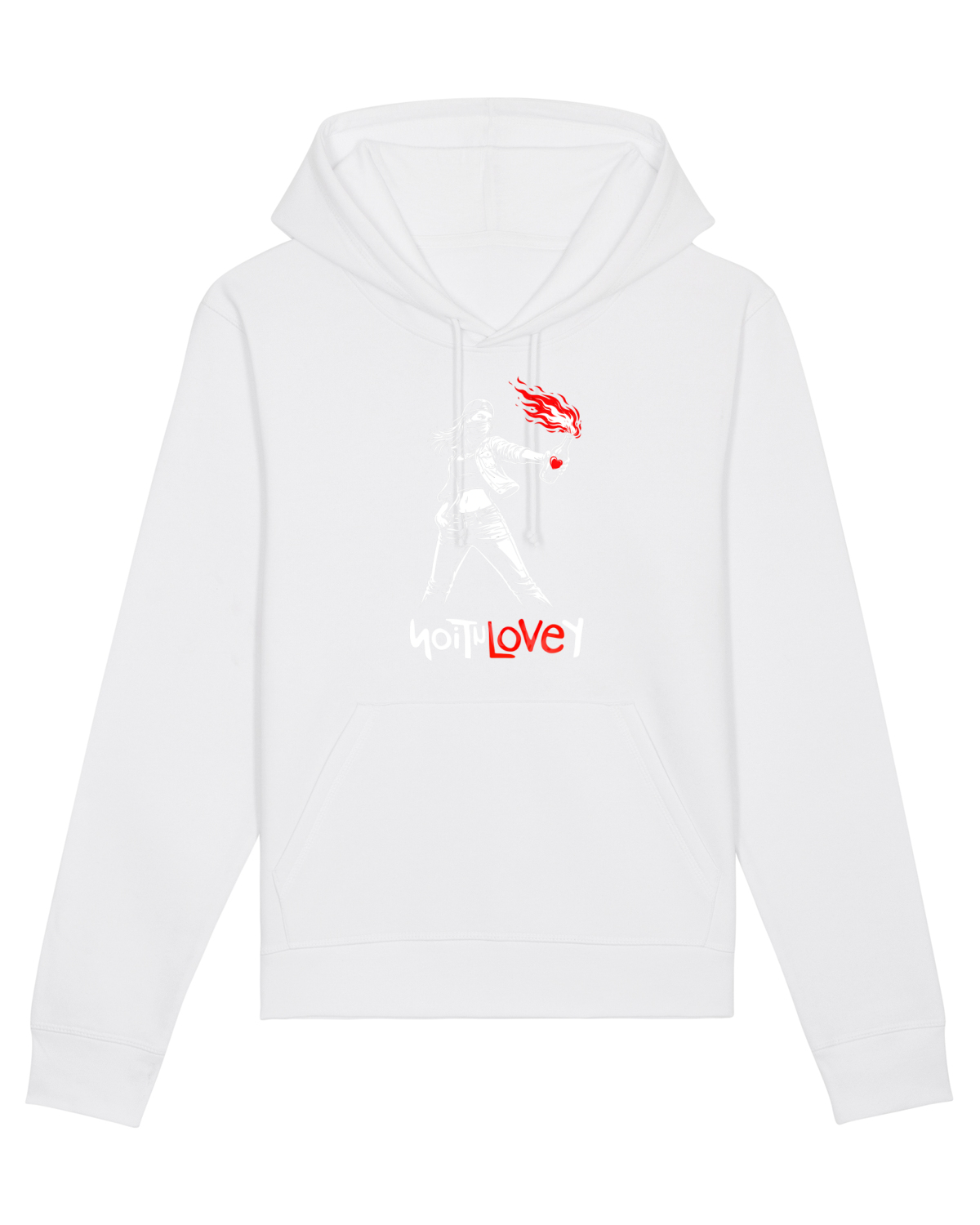 Hanorac Unisex Drummer White