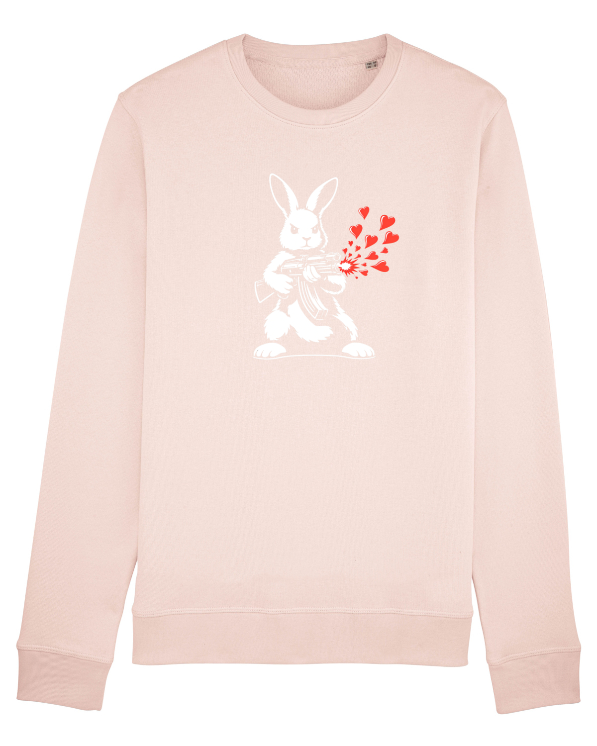 Bluză mânecă lungă Unisex Rise Candy Pink