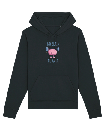 NO BRAIN, NO GAIN - NU AI CREIER, NU AI SUCCES Black