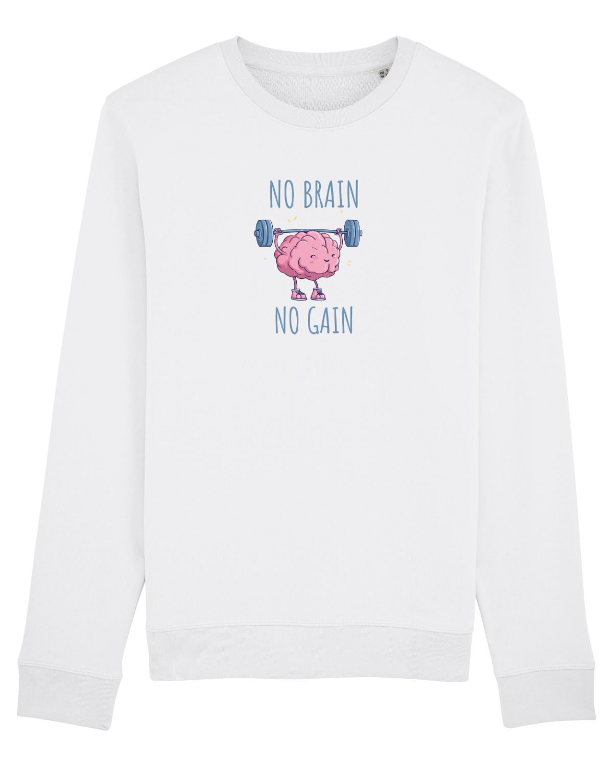 Bluză mânecă lungă Unisex Rise White