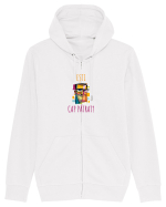 ESTI CAP PATRAT? Hanorac cu fermoar Unisex Connector