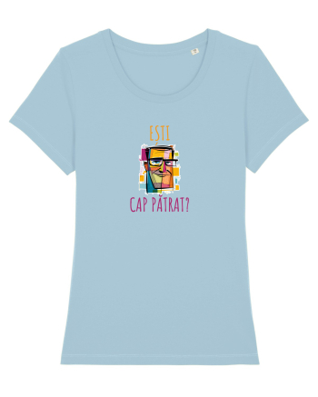 ESTI CAP PATRAT? Sky Blue