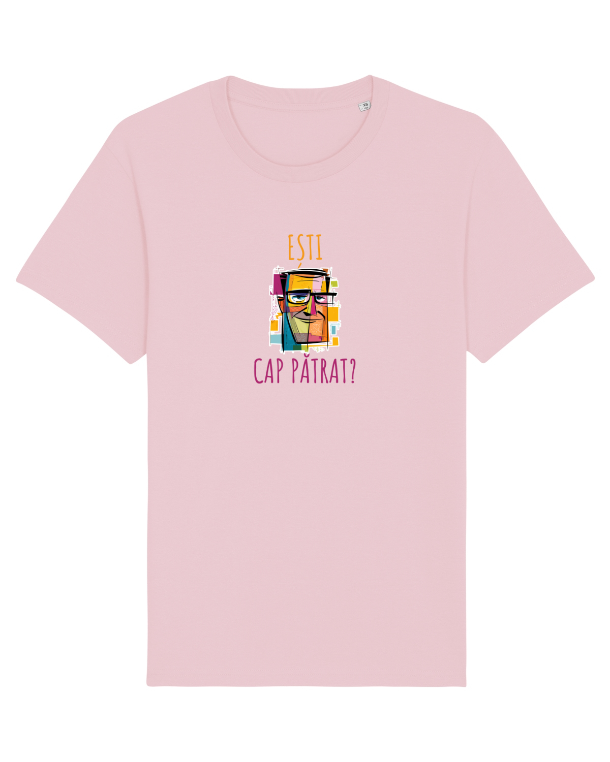 Tricou mânecă scurtă Unisex Rocker Cotton Pink
