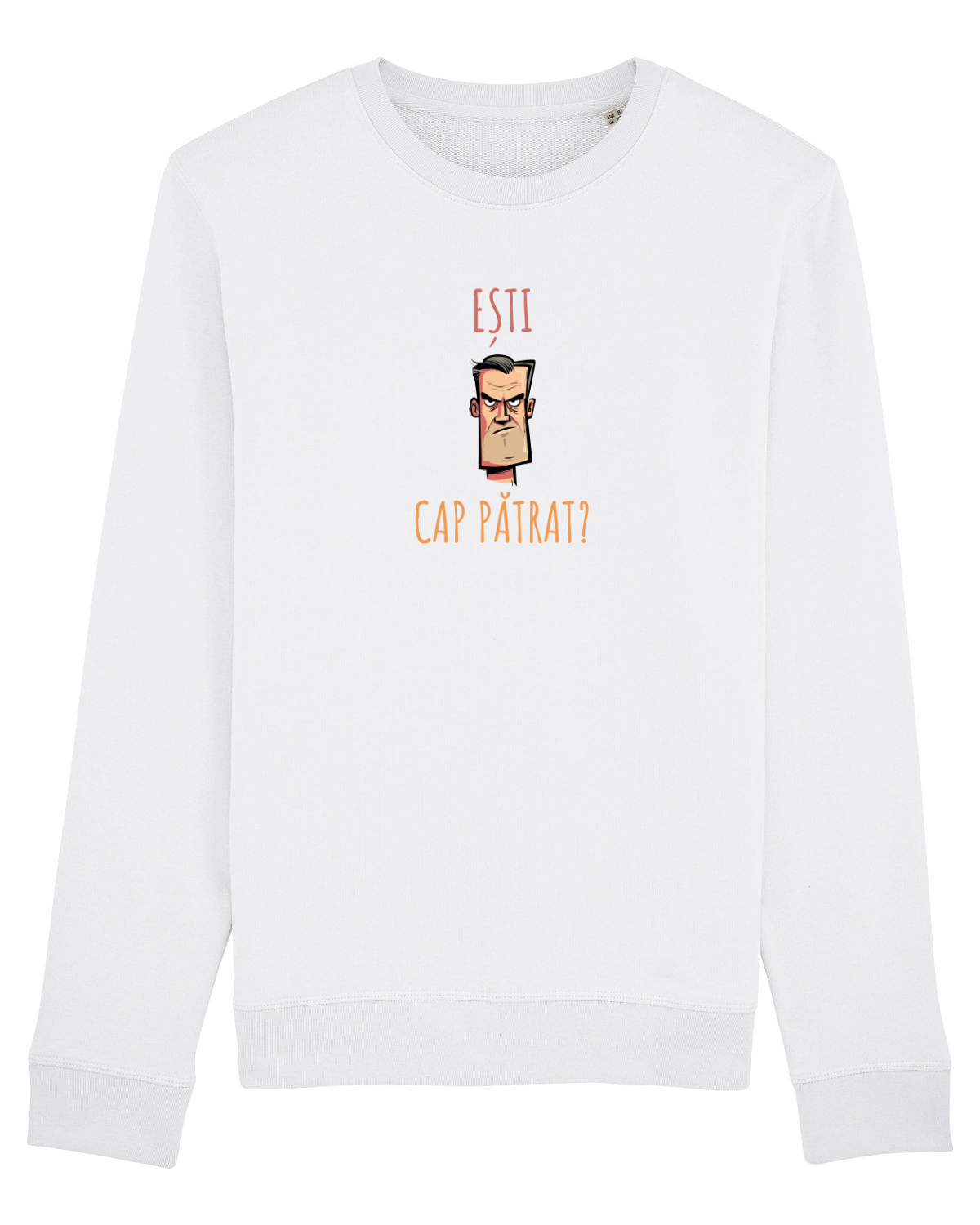 Bluză mânecă lungă Unisex Rise White