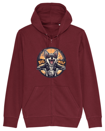 BIG BAD WOLF - CHIHUAHUA CARE SE CREDE LUPU` RAU Burgundy
