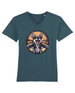 BIG BAD WOLF - CHIHUAHUA CARE SE CREDE LUPU` RAU Tricou mânecă scurtă guler V Bărbat Presenter