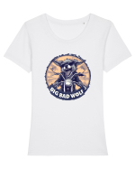 BIG BAD WOLF - CHIHUAHUA CARE SE CREDE LUPU` RAU 2 Tricou mânecă scurtă guler larg fitted Damă Expresser