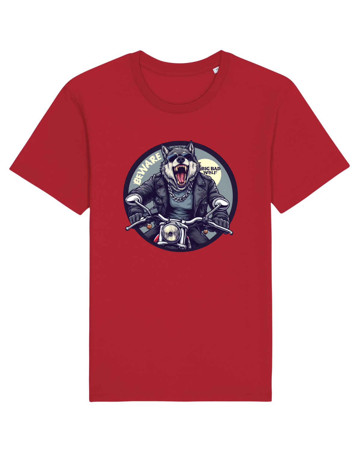 Tricou mânecă scurtă Unisex Rocker Red