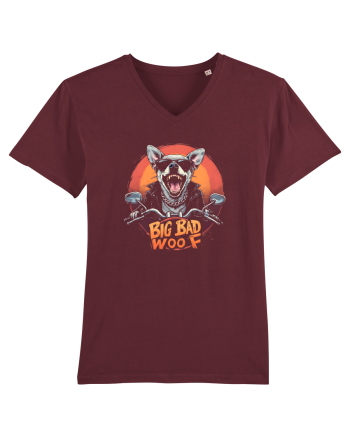 BIG BAD WOOF - HAM - CHIHUAHUA CARE SE CREDE LUP Burgundy