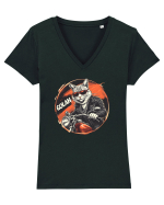 MOTAN - GOLAN - MOTOCICLIST Tricou mânecă scurtă guler V Damă Evoker