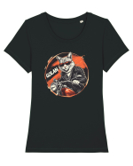 MOTAN - GOLAN - MOTOCICLIST Tricou mânecă scurtă guler larg fitted Damă Expresser