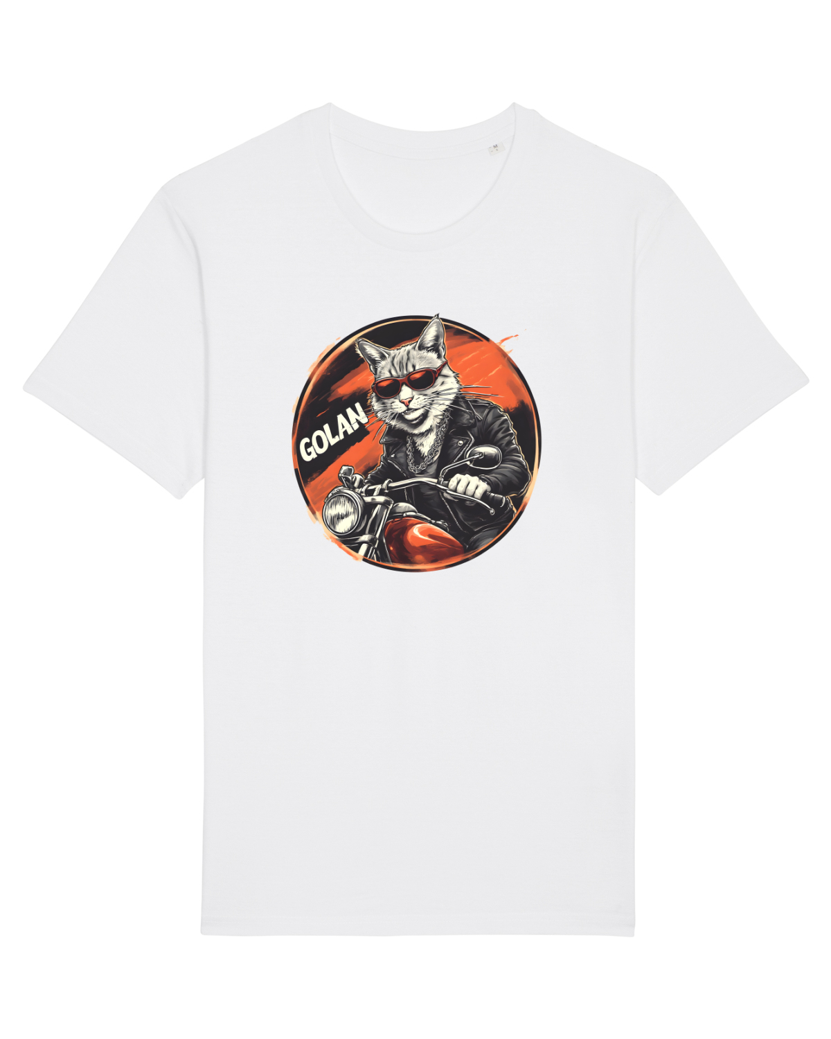 Tricou mânecă scurtă Unisex Rocker White