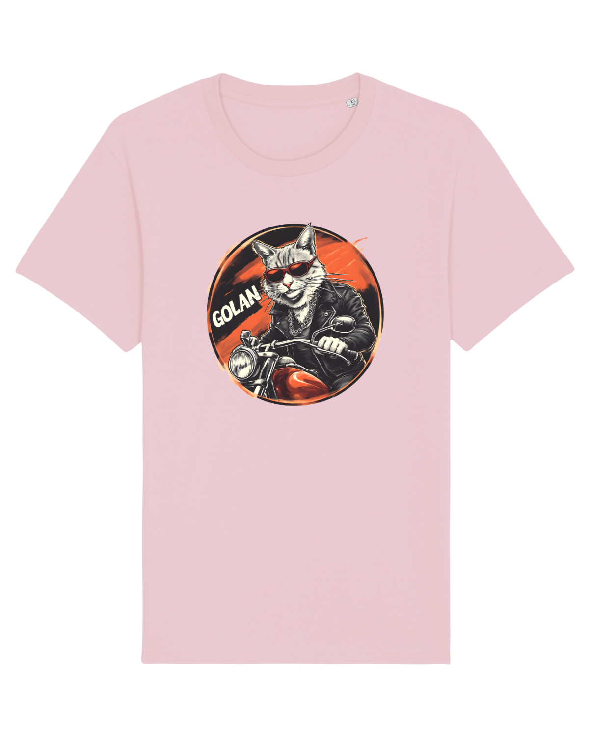 Tricou mânecă scurtă Unisex Rocker Cotton Pink