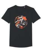 MOTAN - GOLAN - MOTOCICLIST Tricou mânecă scurtă guler larg Bărbat Skater