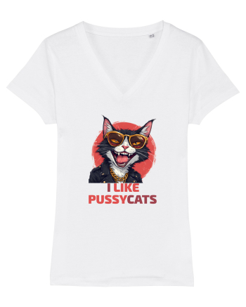 MOTAN -  I LIKE PUSSY CATS White