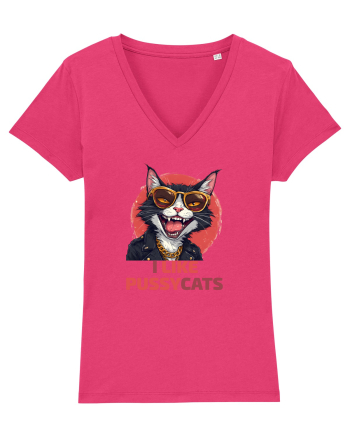 MOTAN -  I LIKE PUSSY CATS Raspberry