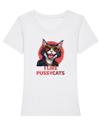 MOTAN -  I LIKE PUSSY CATS White
