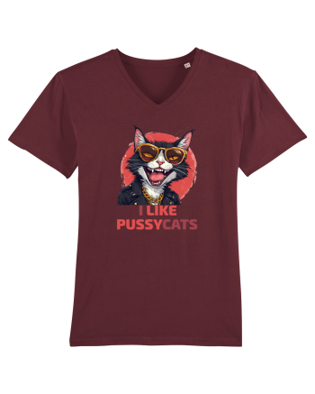 MOTAN -  I LIKE PUSSY CATS Burgundy
