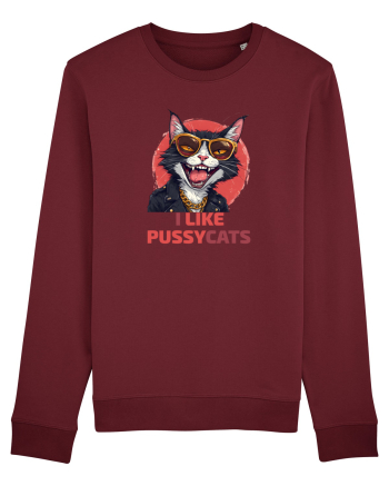 MOTAN -  I LIKE PUSSY CATS Burgundy